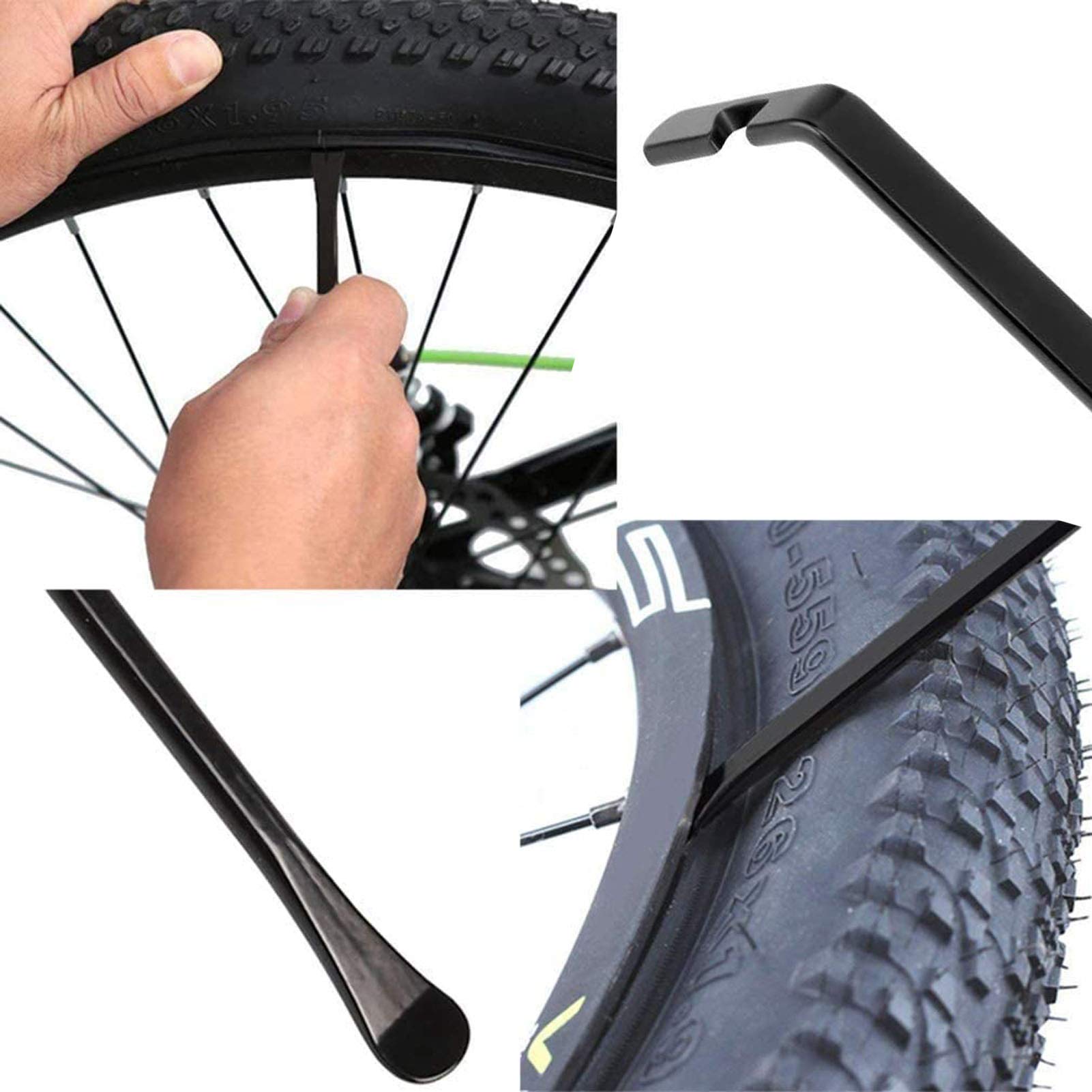 Asuthink Reifenheber Für Fahrrad – 3 Stück, Aus Nylon, Für MTB & Straßenräder | Leicht & Platzsparend