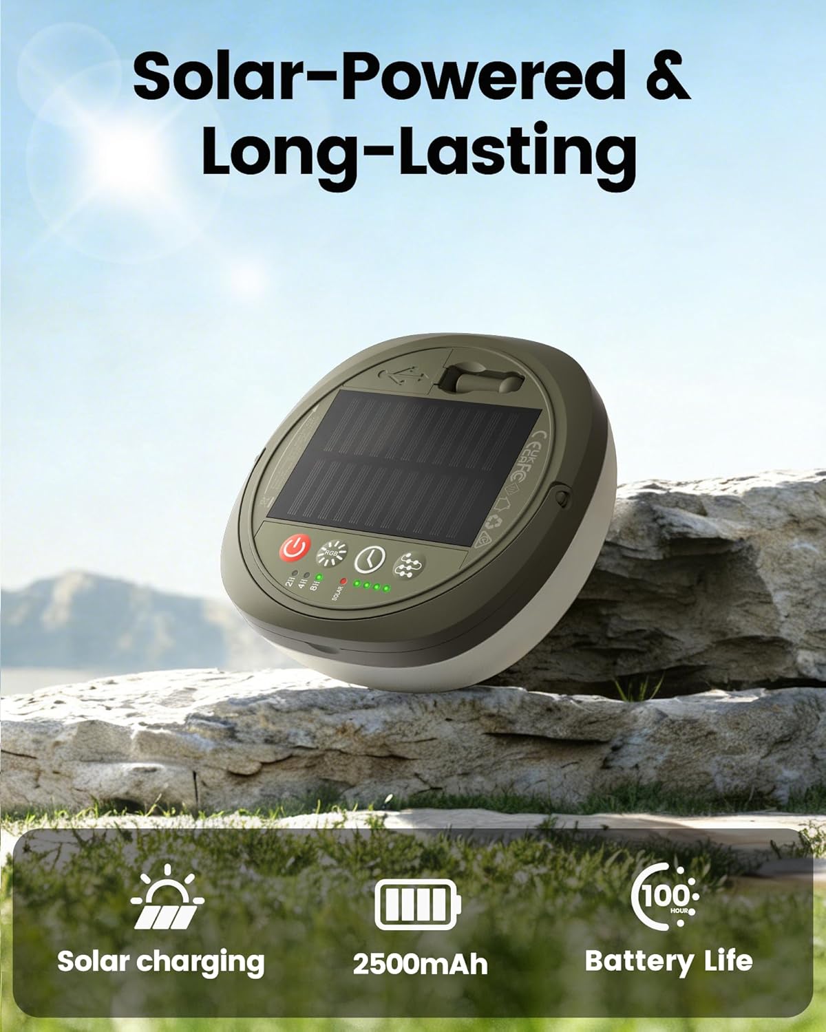 Glocusent Camping String Lights