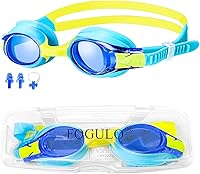 Vista 8 de Paquete de 4 gafas de natación para niños de 4 a 14 años, anti niebla, gafas de natación para niños y niñas con protección UV, impermeables, clips