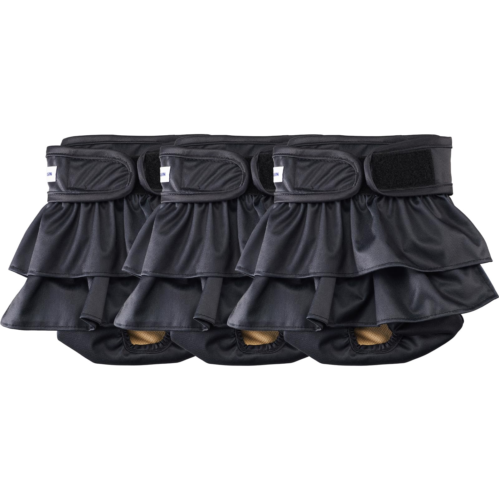 Reusable Dog Diapers Female Washable, Premium Doggie Diapers for Female Dogs, Pack of 3, Highly Absorbent Extra Large Female Dog Diapers for Heat, Incontinence and Puppy Training