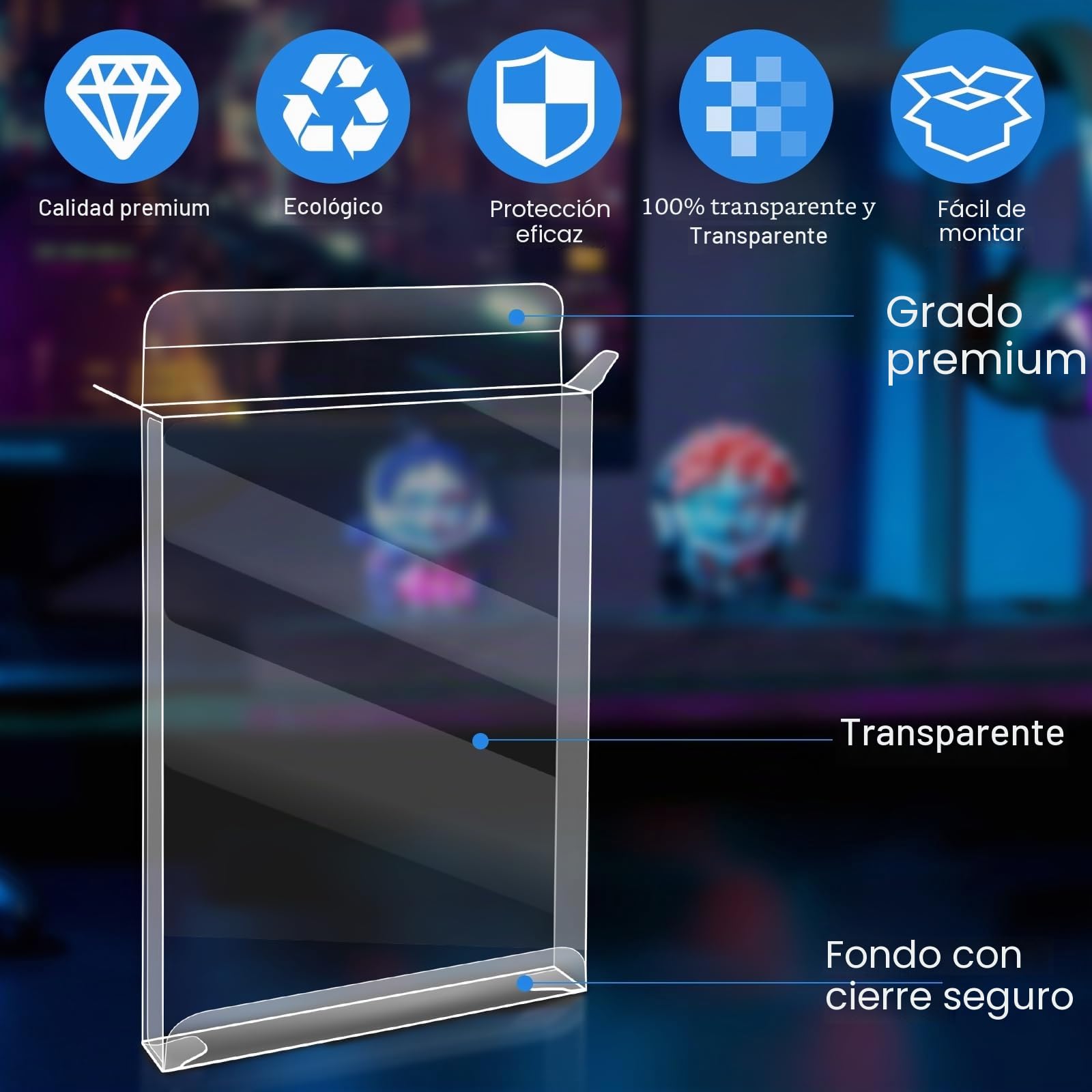 30 fundas protectoras de videojuegos CIB para PS2, Wii, Wii U, Gamecube, Xbox y DVD, funda protectora de caja de juegos estándar
