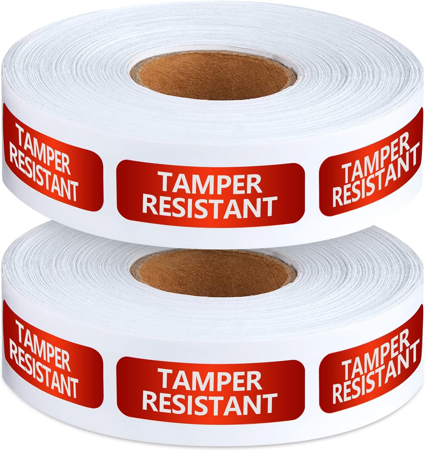 1000 Pcs Tamper Resistant Metallic Labels Adhesive