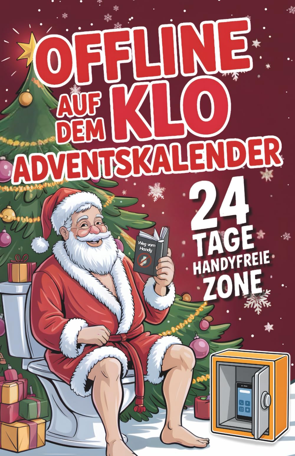 Offline auf dem Klo Adventskalender – 24 Tage handyfreie Zone: Rätsel, Witze & kuriose Fun Facts für lustige Handy-Pausen auf der Toilette | Das perfekte Geschenk für Menschen mit Humor