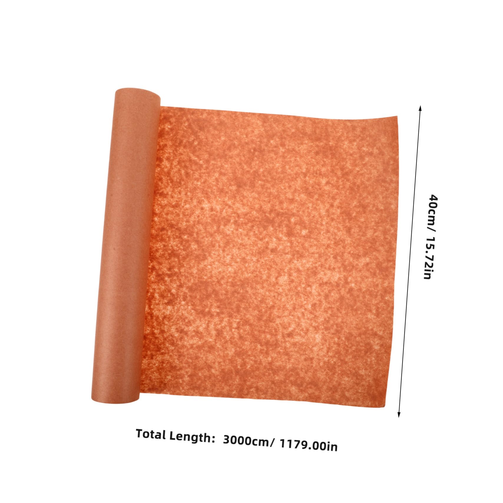 OUNONA 1 Rollo papel de envolver papel kraft craft de carnicero sin blanquear para asar pechuga BBQ accessories de barbacoa accesorios de pan familiar pan de