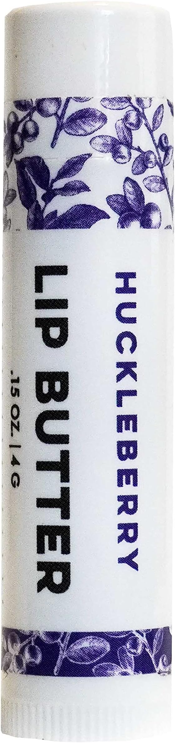 Huckleberry Lip Butter - Organic Cold-Pressed Oils & Beeswax to Soothe & Protect - Lip Balm Handmade in USA by DAYSPA Body Basics