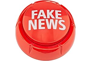 Fairly Odd Novelties Trumped Up Fake News Button - Donald Trump Party Decorations