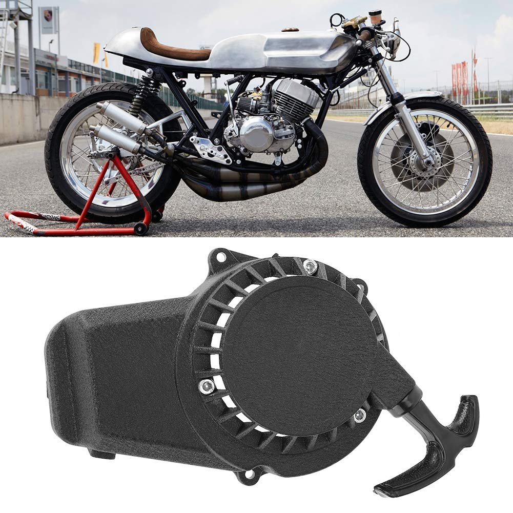 Ubersweet® Pull Start Recoil Starter, Pull Style Fire Starter Stable Performance Pull Starter for Motorcycle Accessory for 2-stroke Motorcycle |