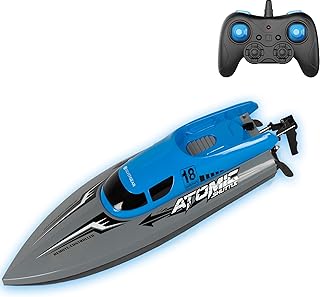 Silvergear® Bateau Télécommandé à Grande Vitesse 30Km/h et 2.4GHz | Anti-basculement pour Enfants et Adultes | RC Electrique