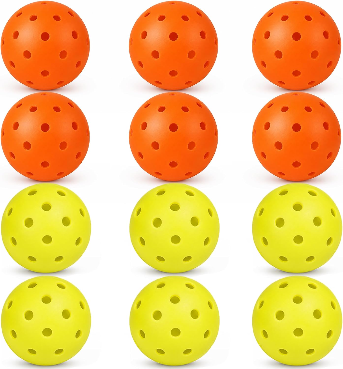 X-40 Outdoor Pickleballs Rotomolded Seamless Durable Balls | Durable Seamless Design for Consistent Bounce & True Flight, Crack-Resistant Pickleball for Outdoor Training & Competitions