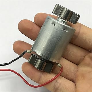 GRASAKY Model Geared Dual Vibrator Head Vibrating Motor, DC 3V 3.7V 5V, Micro RS-360 Strong Vibration Motor Rotating Torque