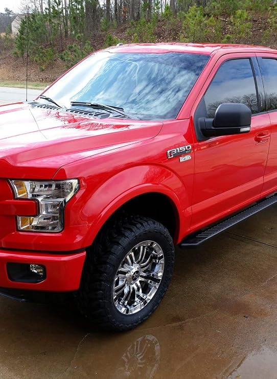 Coyote Engine V8 5.0L Howling Chrome Emblems - Pair