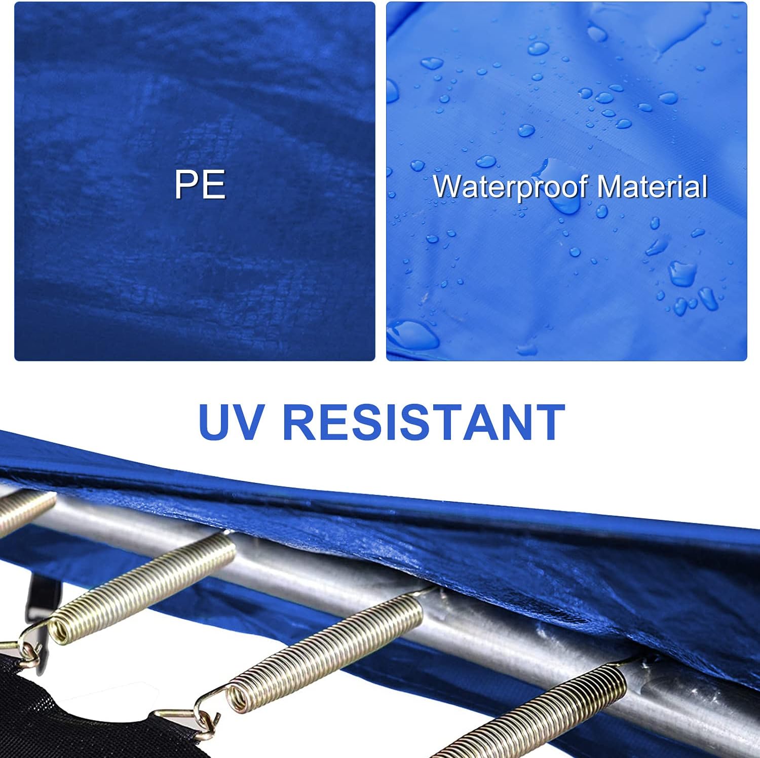 14 FT Trampoline Spring Cover Pad Replacement Durable Trampoline Accessories & Parts (14ft, Spring Cover Pad)