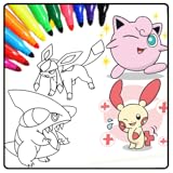 pokemon karten verkaufen !! Key Features: !! Cute Poke-4-mon Monsters Coloring