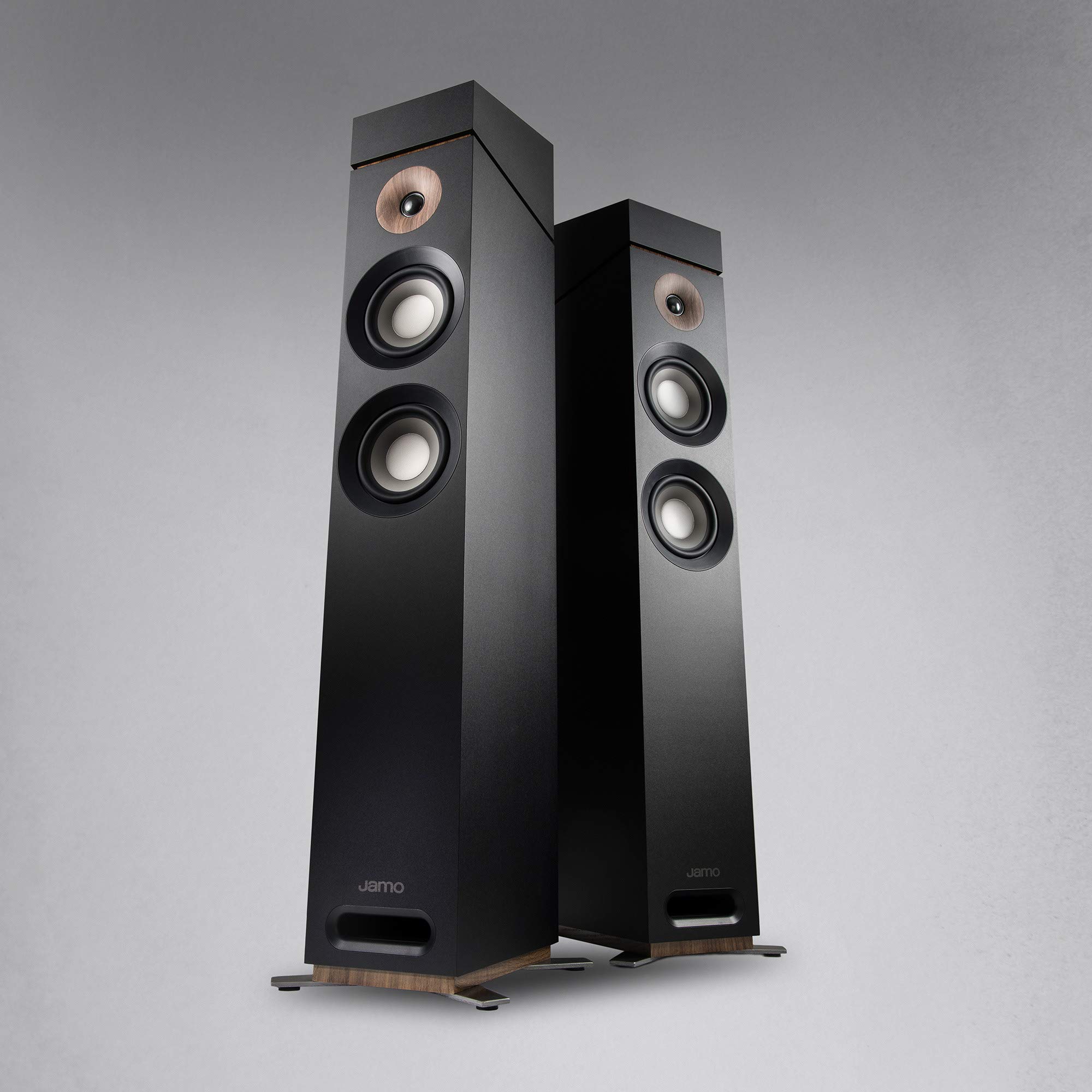 Amazon.com: Jamo S 807 Par de altavoces de pie (negro) : Electrónica