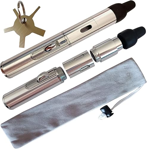 Encendedores de butano, encendedores recargables de combustible de butano, ajustable, resistente al viento, con ajustador de llama más ligero,