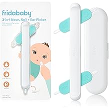 Frida Baby 3-in-1 Nose, Nail + Ear Picker by Frida Baby the Makers of NoseFrida the SnotSucker, Safely Clean Baby's Boogers, Ear Wax &amp; More