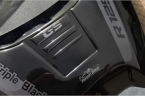 Miniatura 4 de Calcomanías 3D para motocicleta compatibles con BMW R 1250 GS Triple Black 2021-2024. Protección de la punta delantera contra golpes y rasguños.