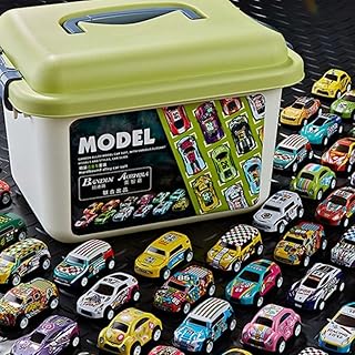 مجموعة سيارات سباق معدنية من Next Store – 30 قطعة سيارة سباق مع صندوق تخزين، هدايا عيد مثالية للأطفال