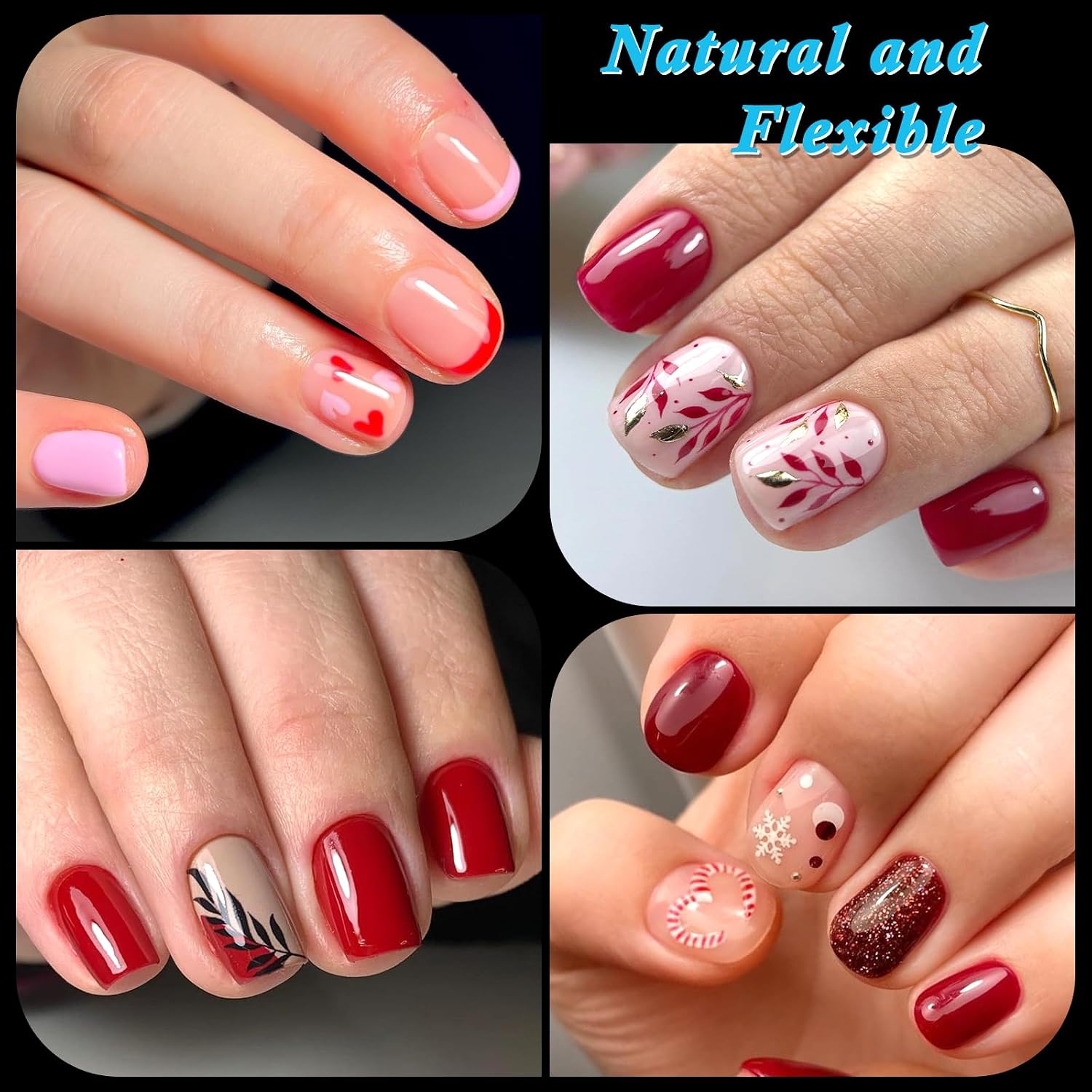 LoveOurHome 600pc Extra Short Square Fake Nail Tips Clear Press on Nails Short Soft Gel Nail Tips Full Cover Square Acrylic Nails Tip XS Artificial False Fingernail for Gel Nails Extension