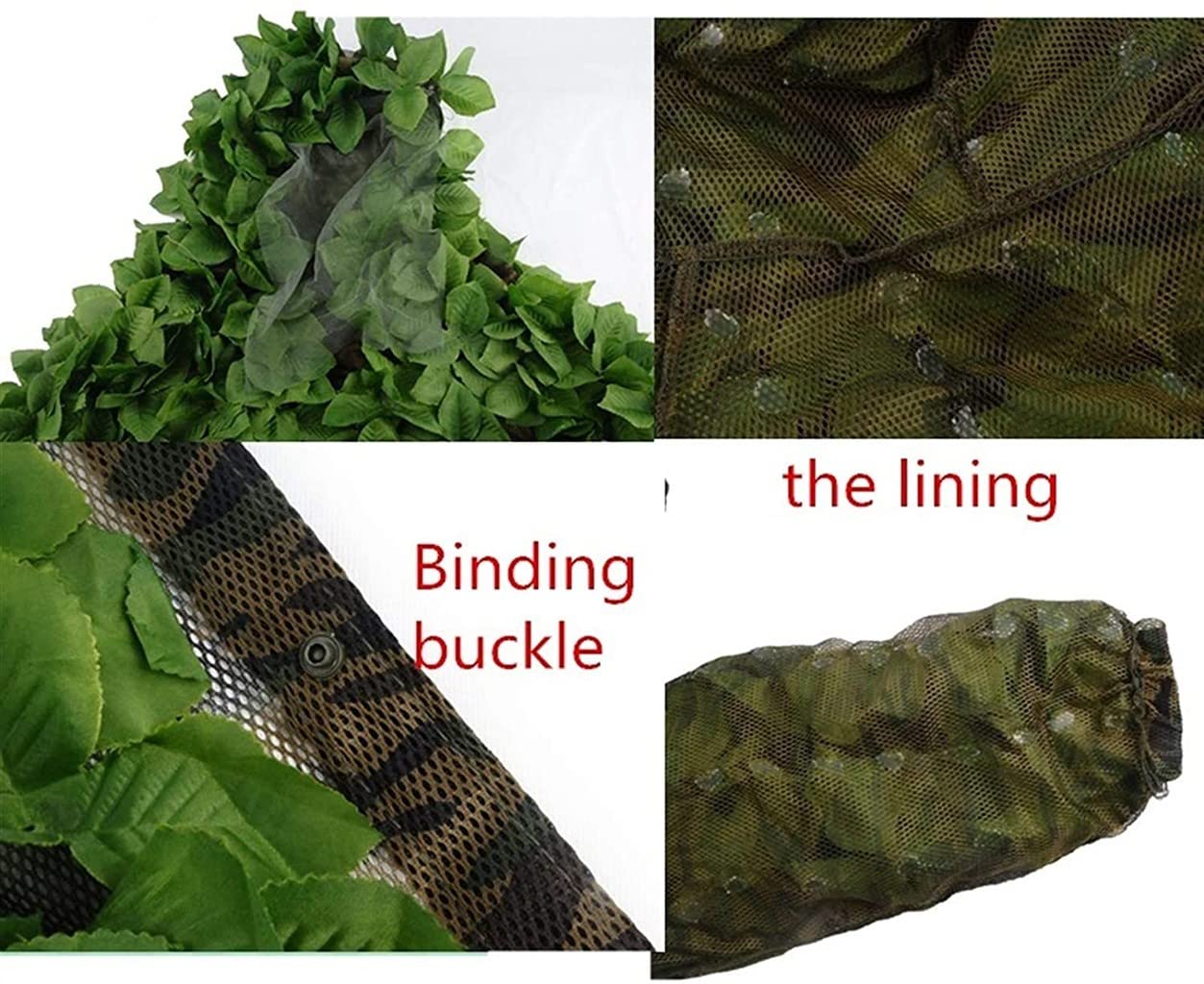 Costume de Camouflage Ghillie Adulte Avec Masque Chasse observation Marron - Tenues complètes de Chasse (13848839