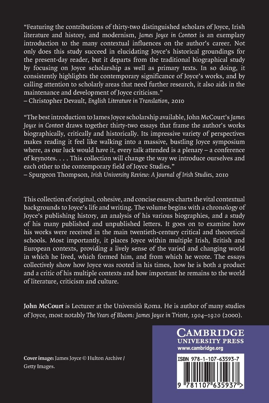 James Joyce in Context