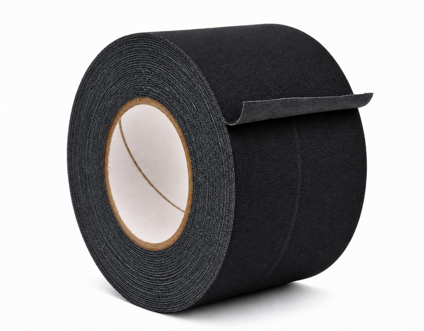 WOD Professional Grade Black Gaffer Tape - Made in USA - 12 in. x 50 yds. (4-Rolls) No Sticky Residue, Cables, Non Reflective, Hand Tearable, Gaff Cloth Trade Shows, Concerts