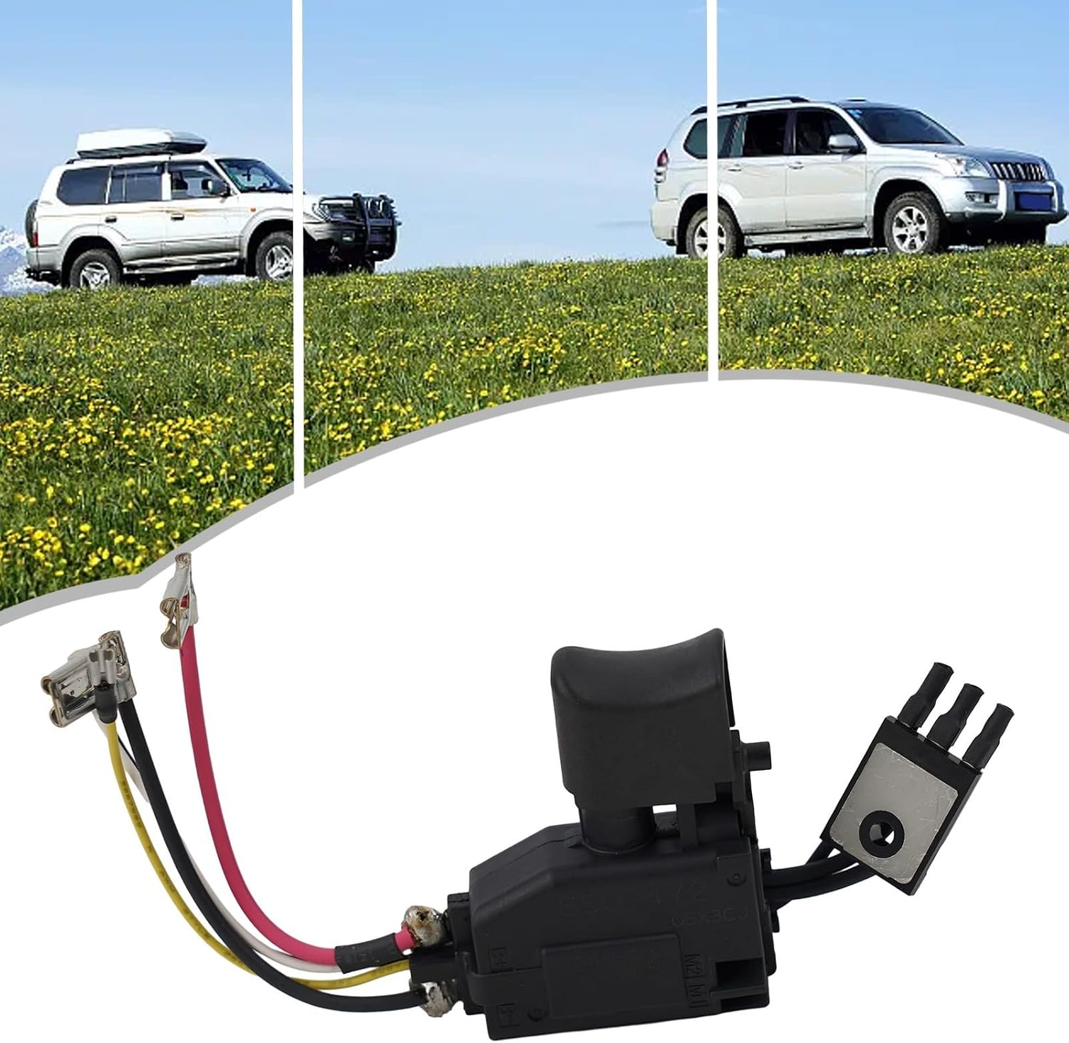 24VDC Electronic Switch 650747-2 For DDF446 DDF456 DHP446 BHP456 BDF456 DHP456 DF456D Replacement Part With 2-Pin Female Clip And Spade Terminals