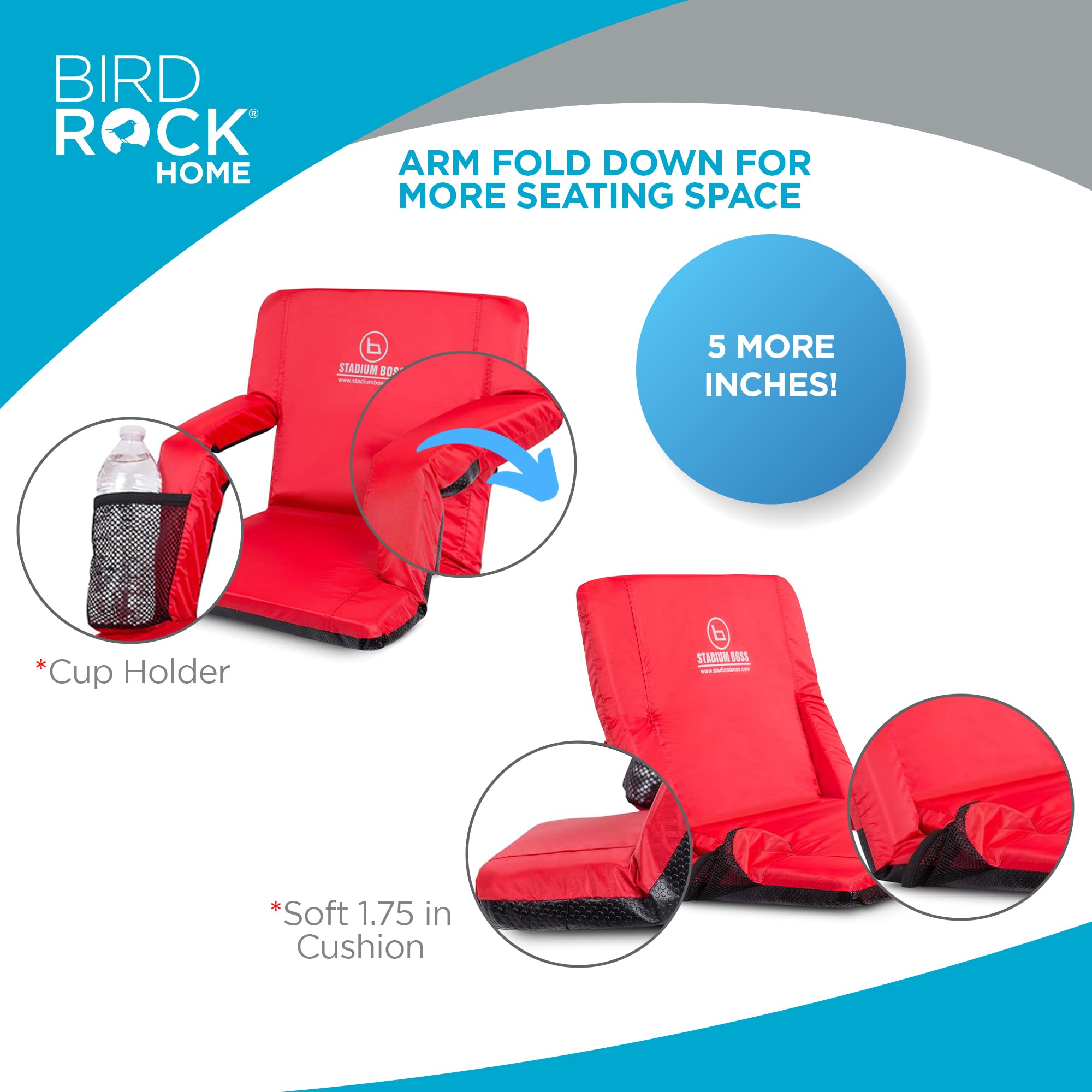 Amazon.com: Stadium Boss Recliner Stadium Seat for Bleachers