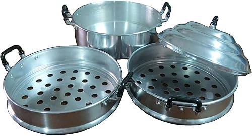 Miniatura 2 de Utensilios de cocina de aluminio para vapor, marca Crocodile de 10.2 in. (10.4 pulgadas)