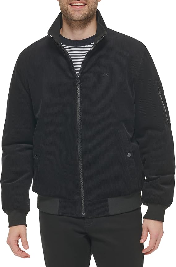 Calvin Klein Men's Corduroy Bomber