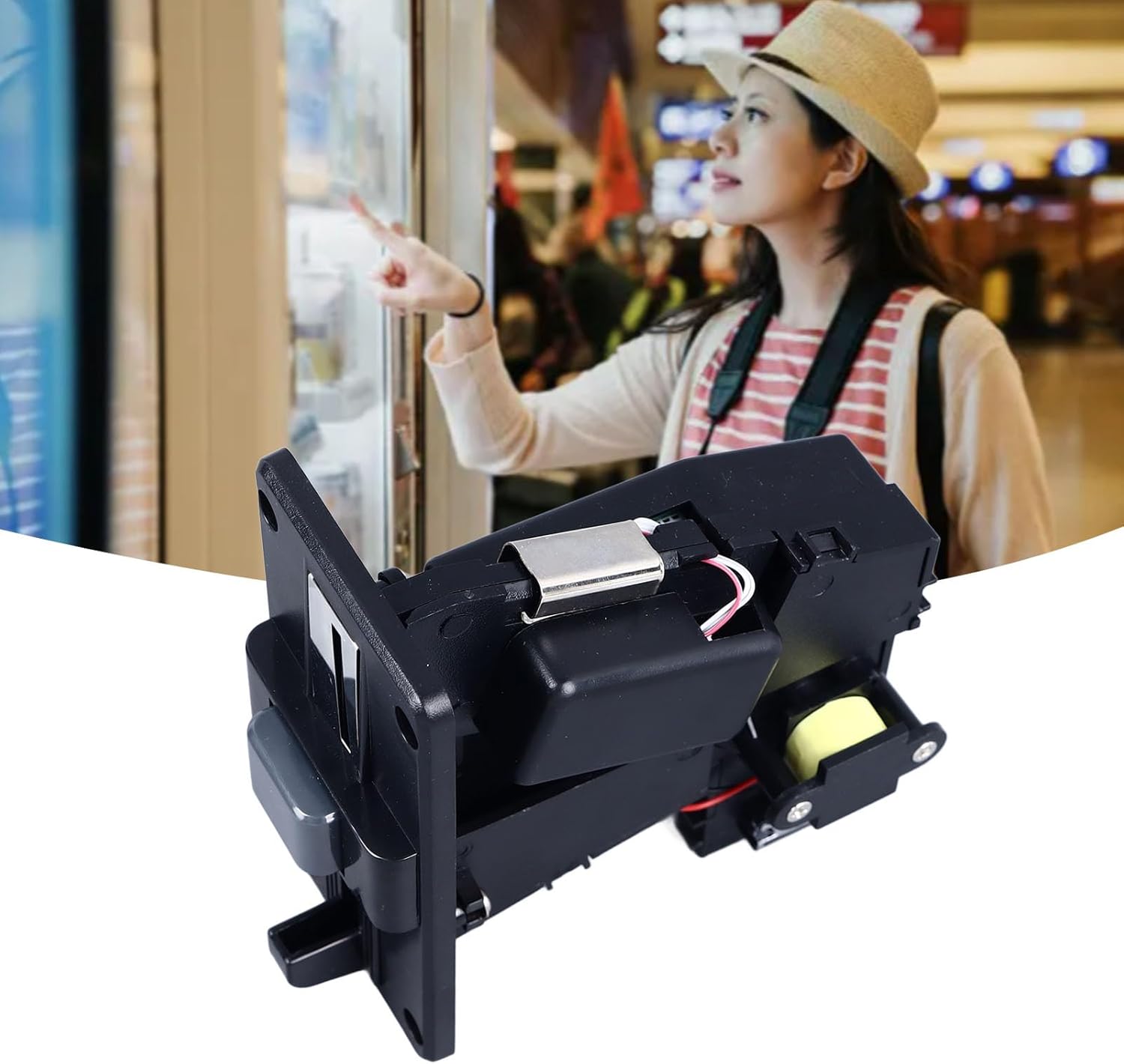 Multi Acceptor, 6 Memory Type for Gaming Vending Machine and Washing Machine Selector Acceptor with Refund