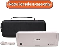 Vista 7 de LTGEM - Funda rígida de EVA para Canon imageFORMULA R10 portátil escáner de documentos – Bolsa protectora de almacenamiento