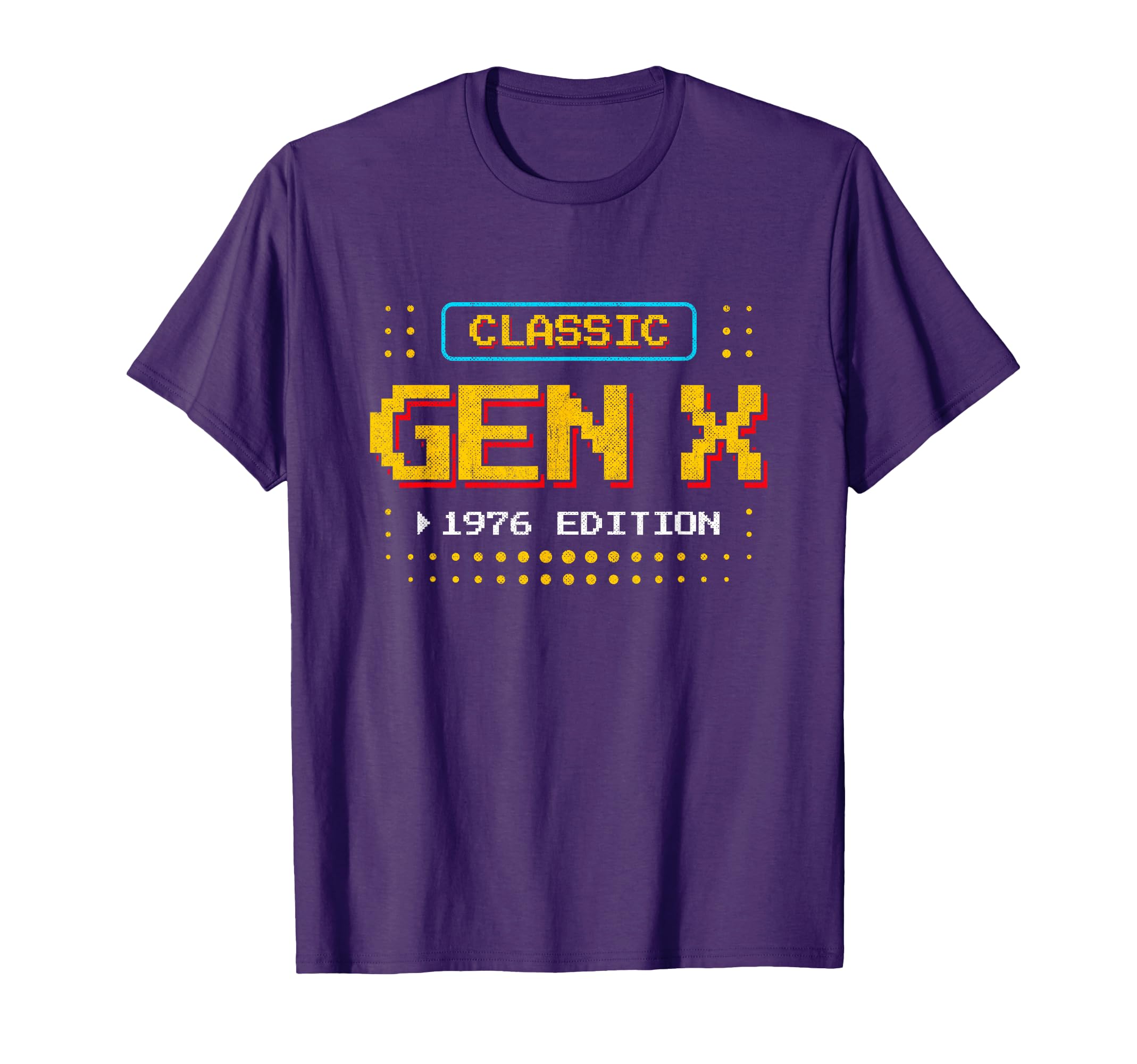 Born 1976 Gen X - Classic 1976 Retro Gamer - Gaming Birthday T-Shirt