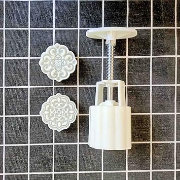 Moon Cake Maker With Pattern Mid-Autumn Festival Hand-Pressure Moon Cake Traditional Chinoiserie Pattern