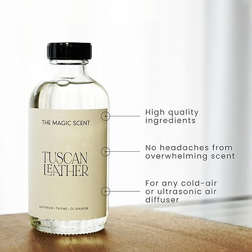 Miniatura 3 de Aceites para difusor de cuero toscano, HVAC, aire frío y difusor ultrasónico inspirado en Tom Ford, aceites esenciales para difusores de