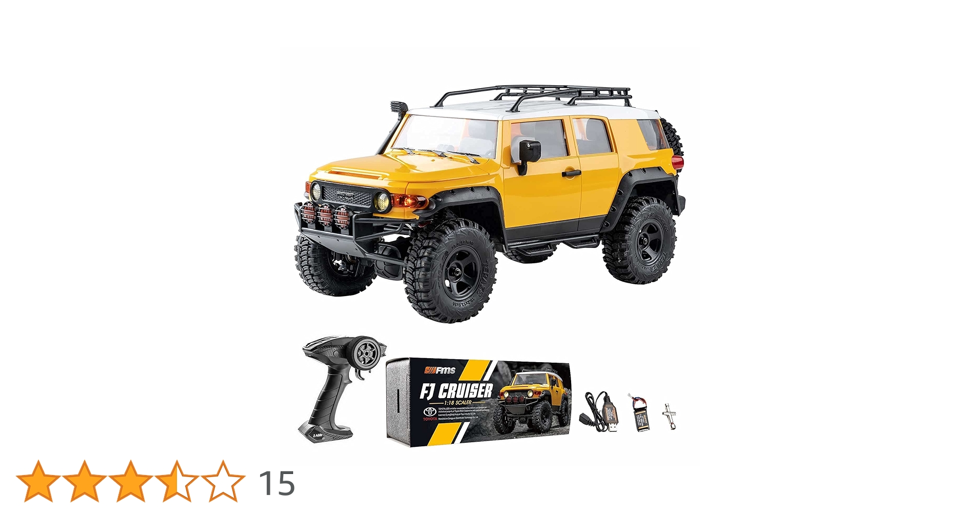 トヨタ FJ CRUISER 1:18 スケールラジコン　ミニクローラ トヨタ FJ CRUISER 1:18 スケールラジコン ミニクローラ
