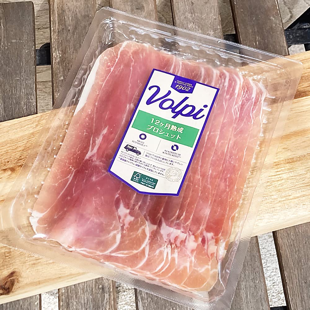 Amazon.co.jp: プロシュット 12ヵ月熟成 生ハム スライス パック 150g