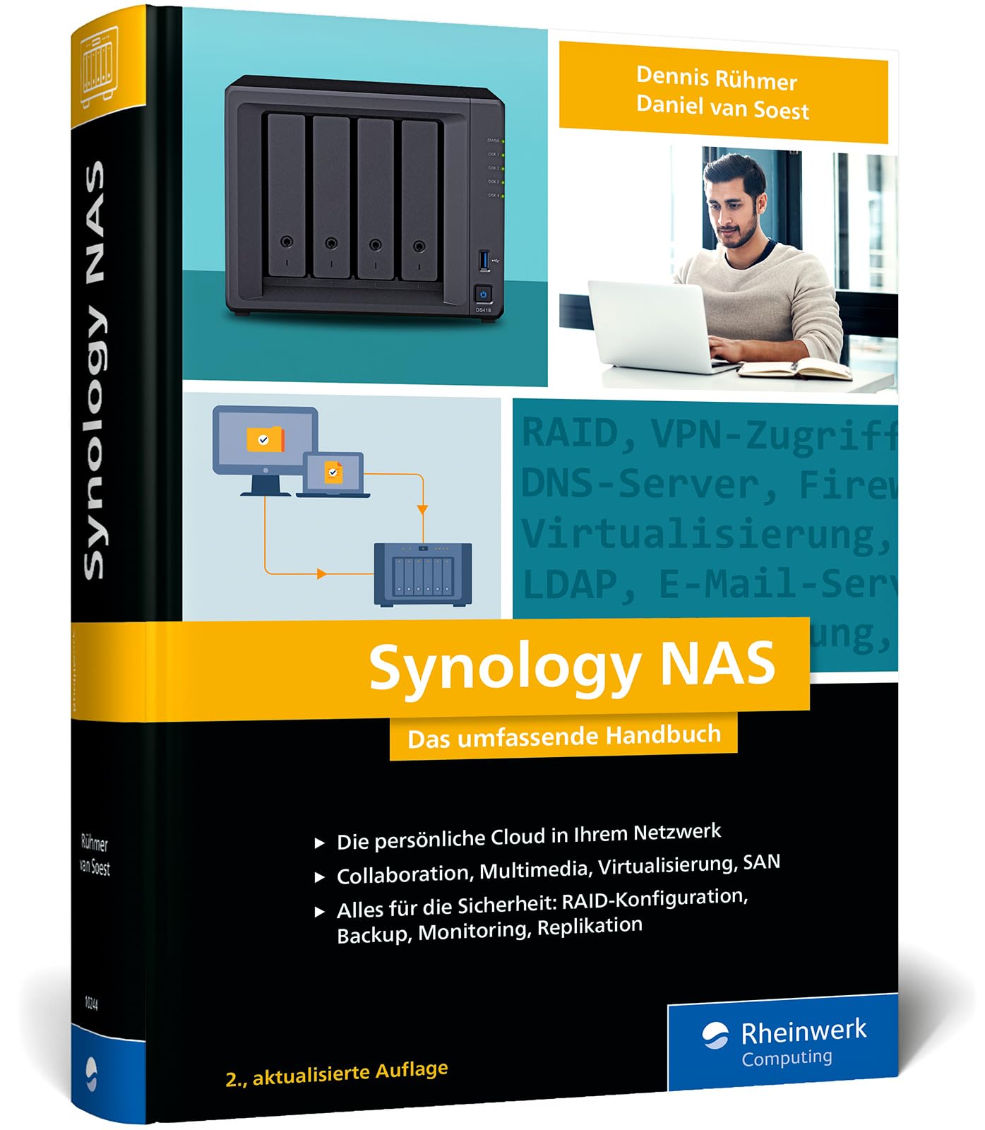 Synology NAS: Das umfassende Handbuch zu allen Synology-Geräten. Für Fortgeschrittene, Selbstständige und KMU – Ausgabe 2024