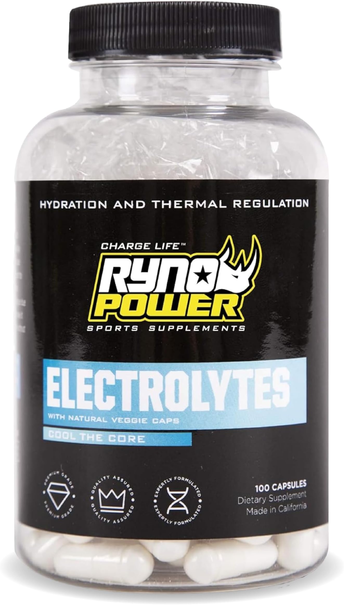 Electrolytes Supplement Capsules (50 Servings)