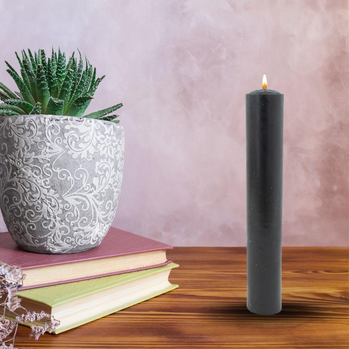 Amazon.com: Candles - Black Candle 250 g-Mary Light : Home & Kitchen