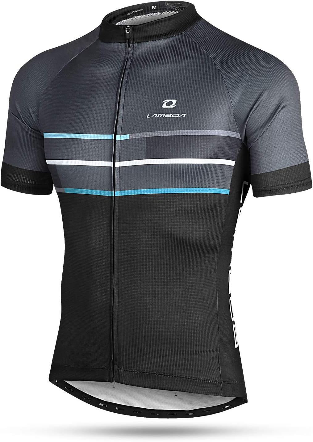 LAMEDA Men's Cycling Jersey Breathable Lightweight Bike Jersey Short Sleeve Quick Dry Moisture Wicking Biking Shirts