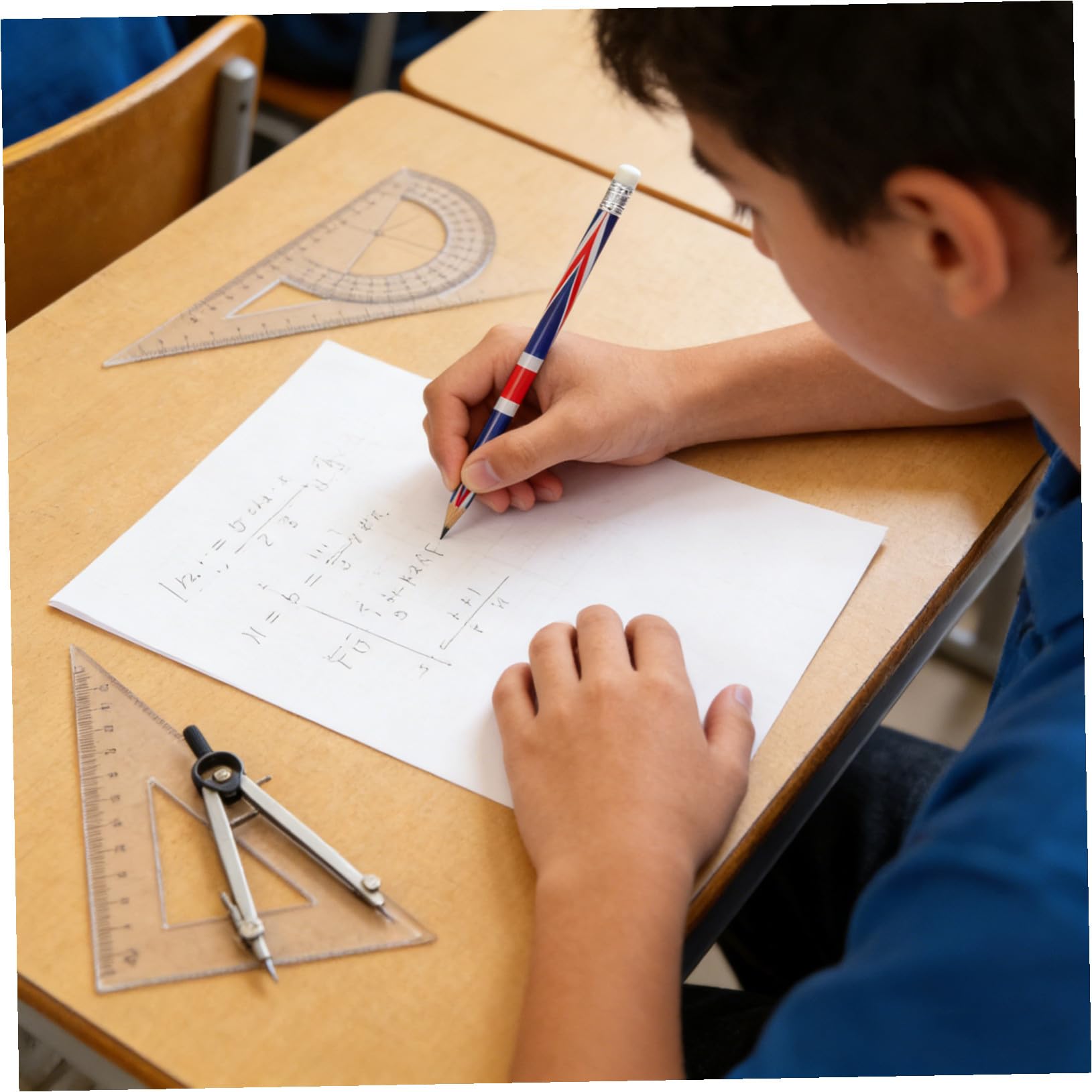 Lot de 120 Set de Set de Crayons en Bois avec Motif Drapeau, Utilisation Multifonctionnelle, Expérience D'écriture Fluide, pour Récompenses en Classe et Événements
