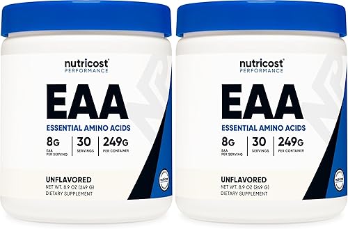 Vista 15 de Nutricost EAA Polvo 30 porciones (frambuesa azul) - Aminoácidos esenciales - Sin OMG, sin gluten, apto para vegetarianos