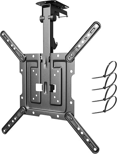 Flip Down TV Mount for Most 23'' to 55'' TVs,