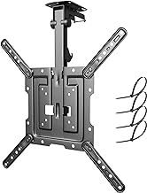 PUTORSEN Flip Down TV Mount, Manual Folding Ceiling TV Mount for Most 23...
