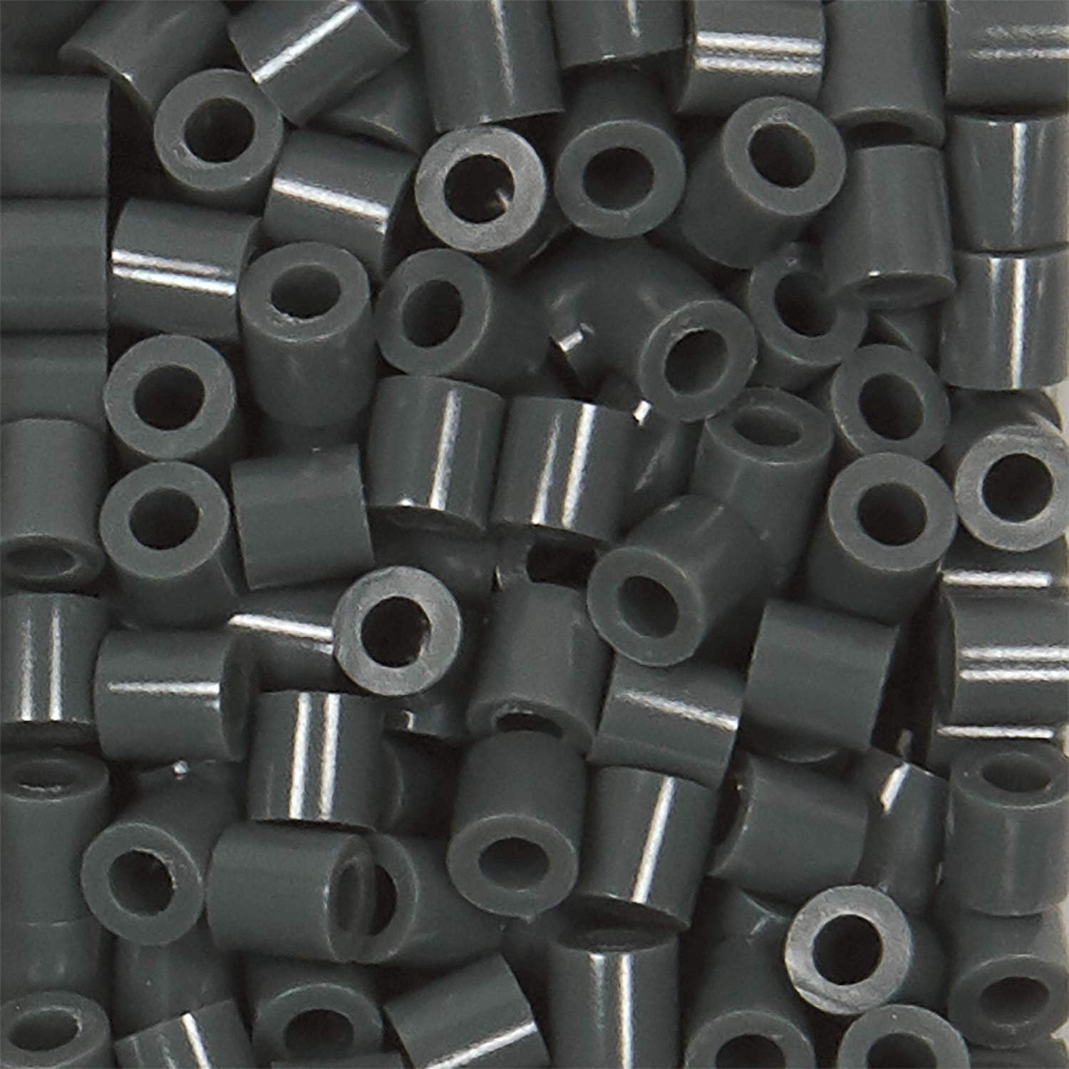 Perler Bead Bag 1000, Bundle of Pewter and Charcoal (2 Pack)