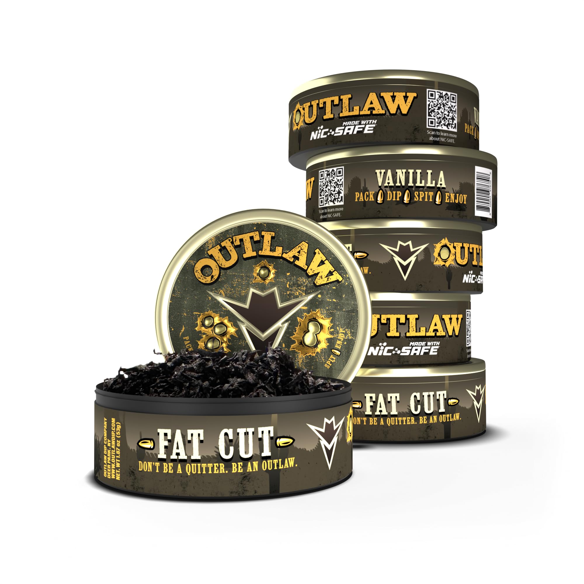 Killer Vaniller - Fat Cut - 6 Pack - Tobacco & Nicotine Free Chew