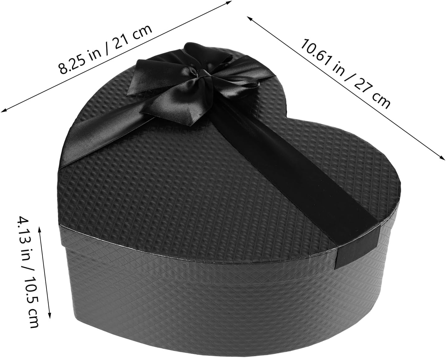 Mobestech Heart Shaped present Box for Flower Arrangements Heart Nesting present Boxes with Lids for Valentines Day Mothers Day Bridesmaid Proposal Wedding - Image 2