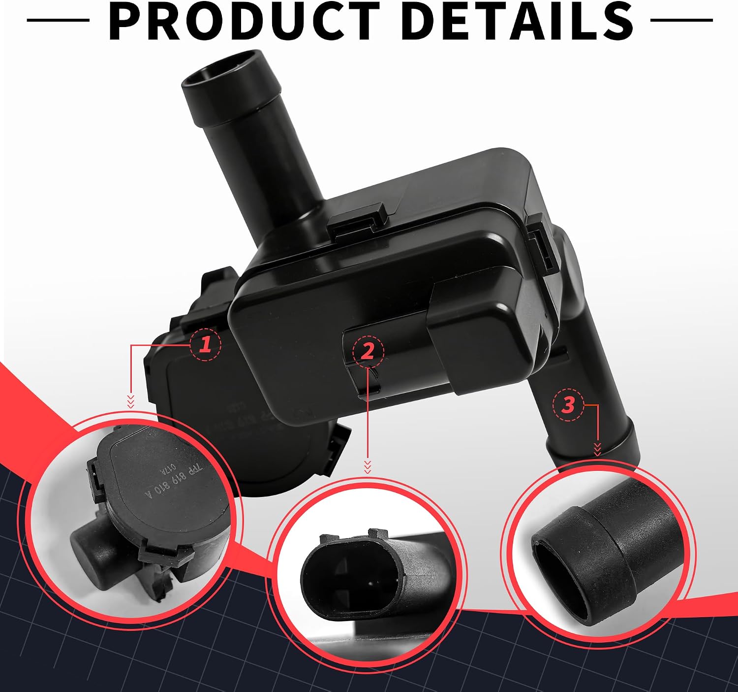 7PP819810A HVAC Coolant Heater Control Valve Compatible With Porsche Cayenne Macan fit for VW Touareg 95857281000