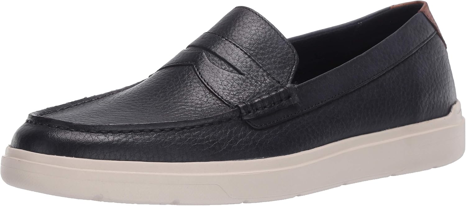 Rockport Mens Total Motion Lite Penny Sneaker, New Dress Blue, 9.5
